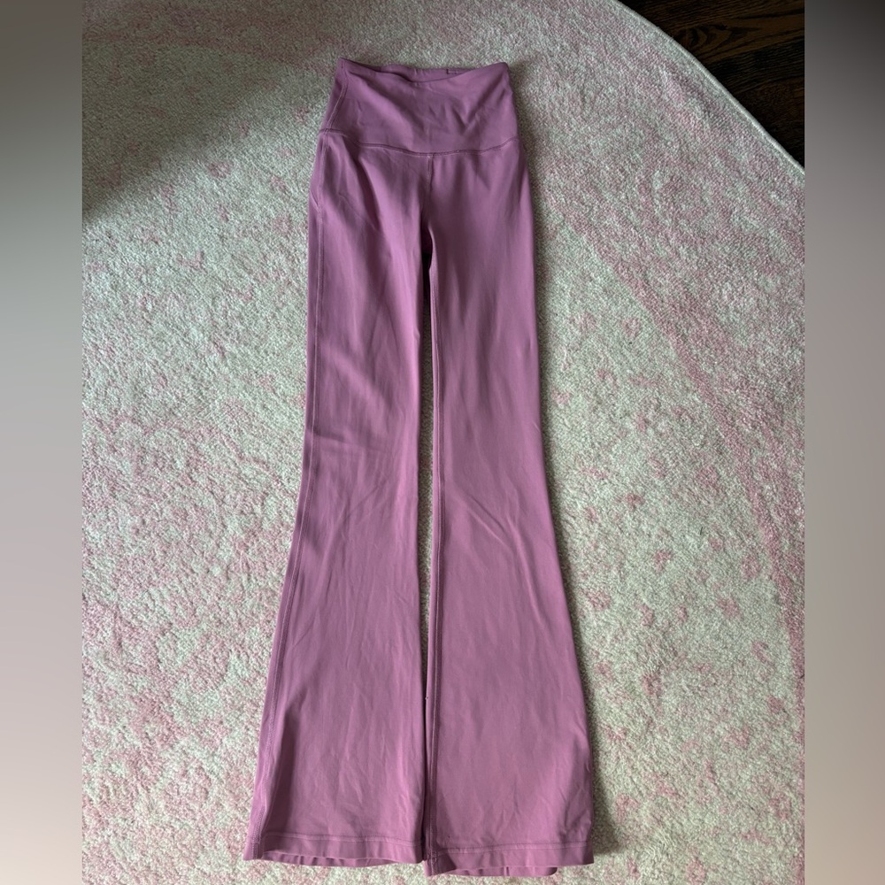 Lululemon Flare Pink leggings!